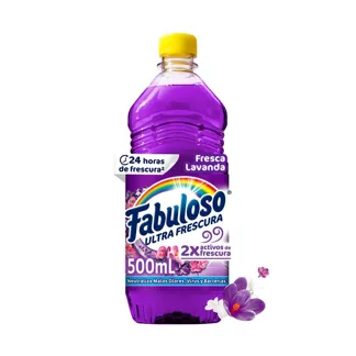 Limpiador Fabuloso Fresca Lavanda Antibacterial 500ml