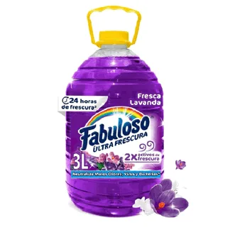 Limpiador Fabuloso Fresca Lavanda Antibacterial 3000ml