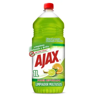 Limpiador Ajax Naranja-Limón Bicarbonato 1000ml