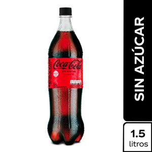 Gaseosa Coca-Cola Sin Azúcar Pet 1500ml