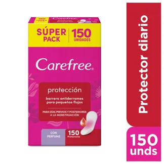 Protector Carefree Con Perfume x150 Protectores