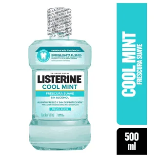 Enjuague Bucal Listerine Coolmint Zero x500ml