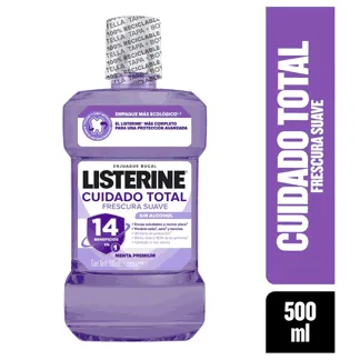 Enjuague Bucal Listerine Cuidado Total Zero x500ml