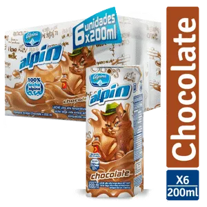 Alpín Chocolate Caja x6Un x200ml