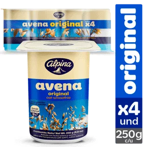 Avena Original Alpina Vaso x4Un x250gr