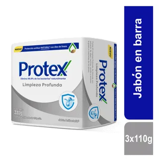Jabón Corporal Protexx3Un x110grLimpieza Profunda