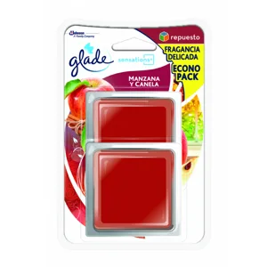 Ambientador Glade Sensations Manzana y Canela Repuesto x8gr