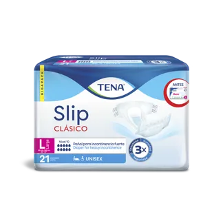 Pañal Tena Slip Clasico Large x21 Pañales