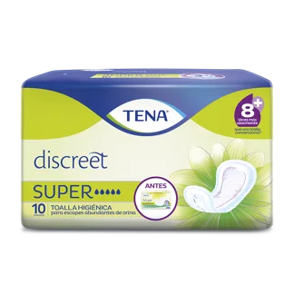 Toalla Higienica Tena Discreet Super x10 Toallas