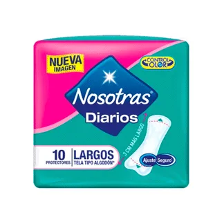 Protector Nosotras Largos x10 Proctectores