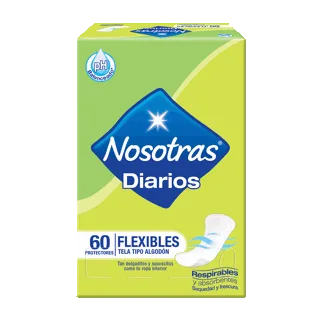 Protector Nosotras Diarios Flexibles x60 Protectores