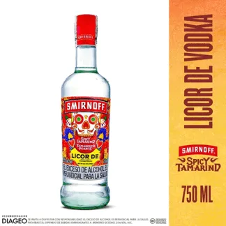Vodka Smirnoff Tamarindo Picante x750ml
